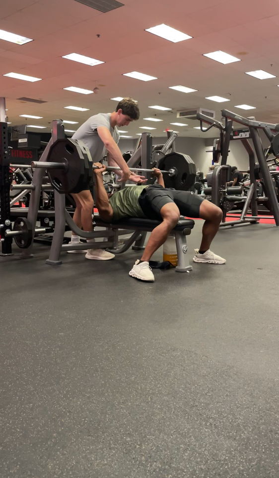 Strength training in the gym